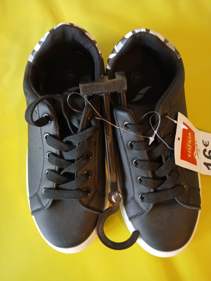 baskets noir fille femme 36 - photo numéro 3