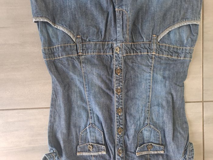 Robe en jean Camaïeu Taille 38 - photo numéro 3