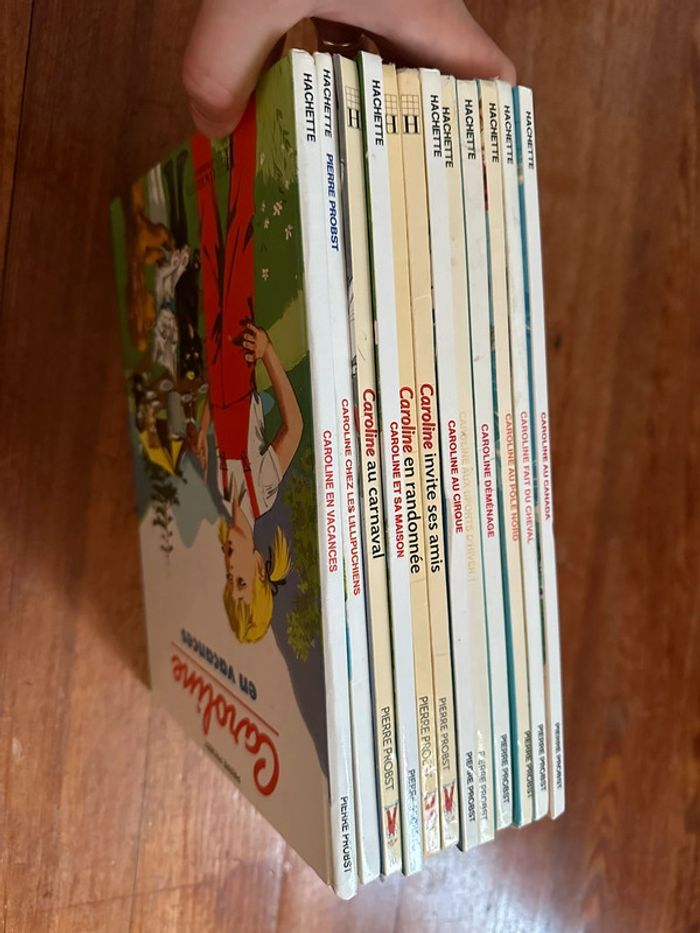 Lot de 12 livres albums bd Caroline vintage Pierre Probst anciens collection - photo numéro 4