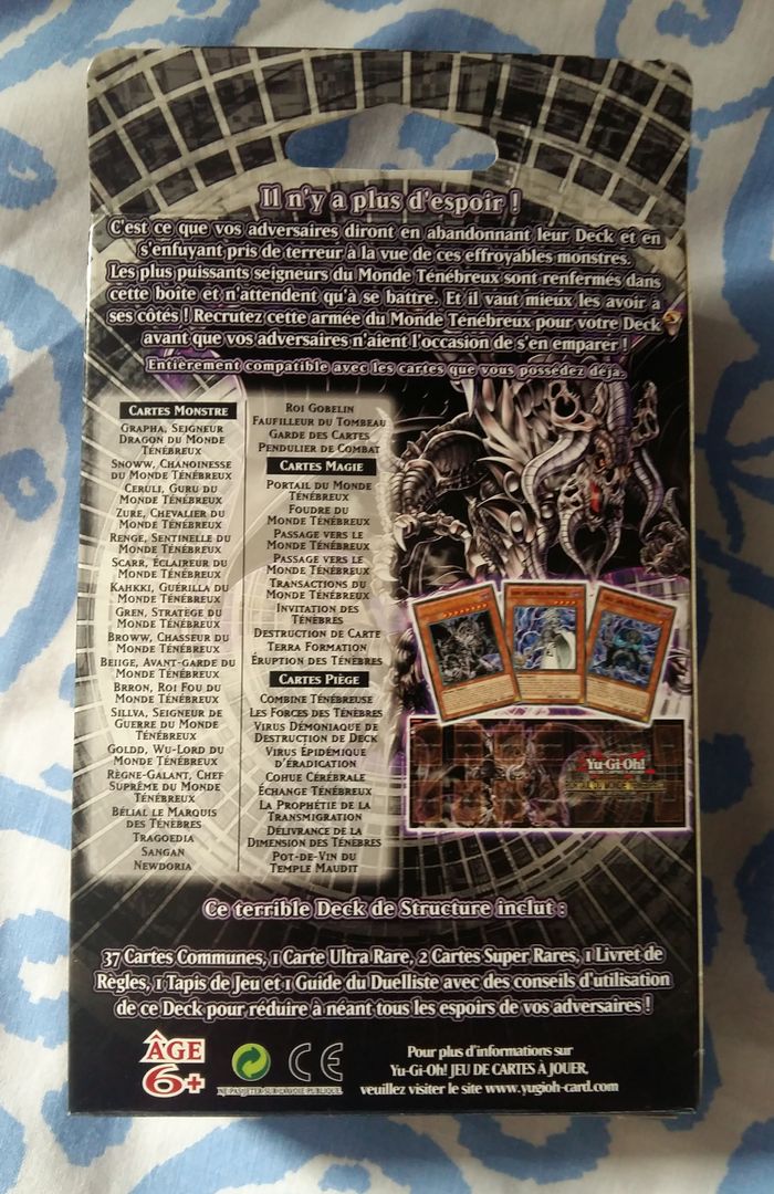 ✨Yu-Gi-Oh ! Deck de Structure Monde Ténébreux SDGU - 1ère édition (Scellée FR)✨ - photo numéro 2