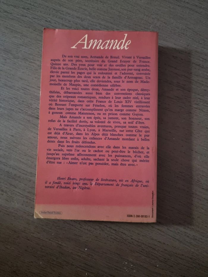 Henri Evans Amande - photo numéro 3