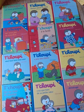 T'choupi x 12 Thierry Courtin édition Nathan