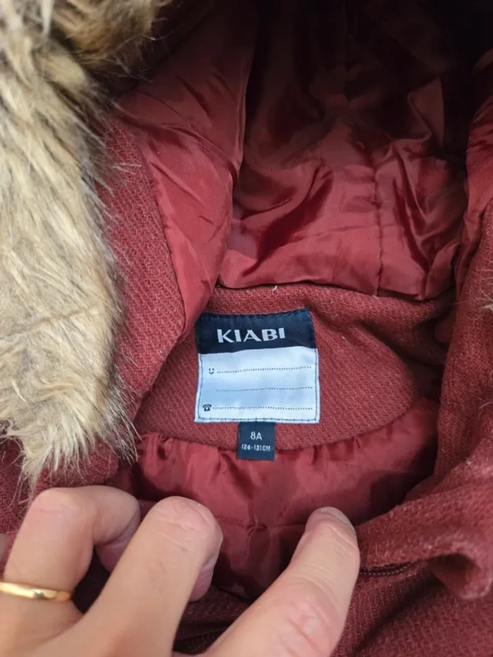 Duffle-coat kiabi 8 ans - photo numéro 2
