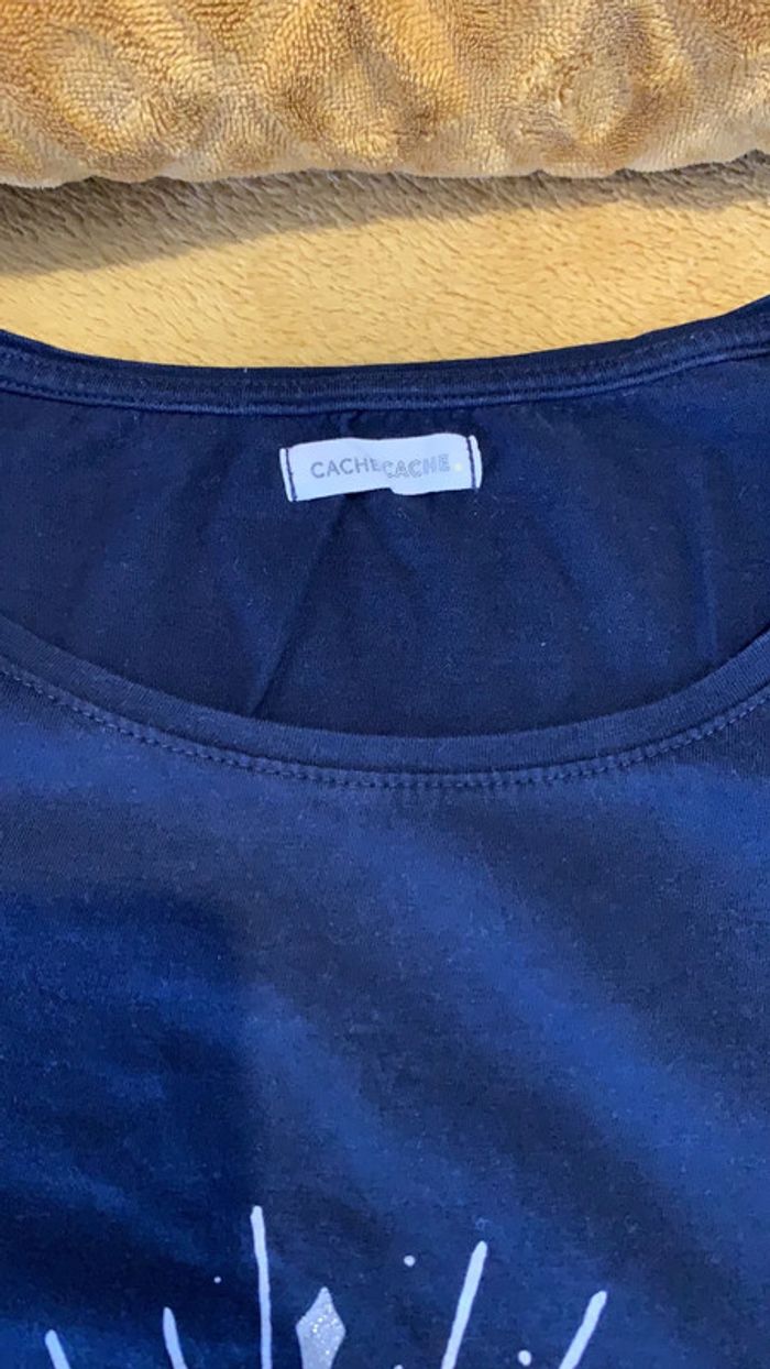 Tee-shirt manches courtes taille xs/14ans - photo numéro 4