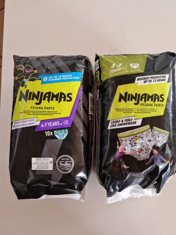 Couches de nuit 4-7 ans