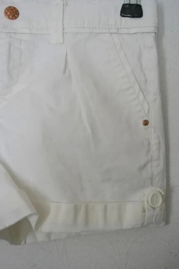 Short blanc taille 7/8 ans taille réglable - photo numéro 2