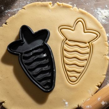 Emporte-pièce Fraise ou Carotte pour Biscuits et Pâtisserie Maison