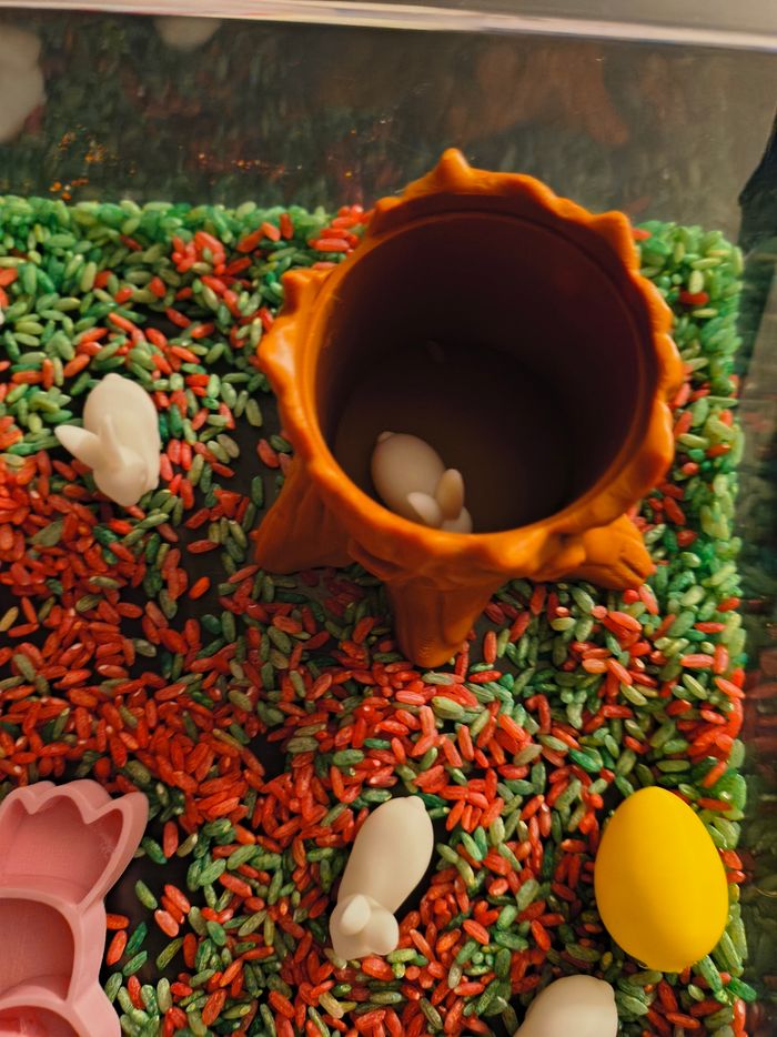 Bac sensoriel paques - photo numéro 3