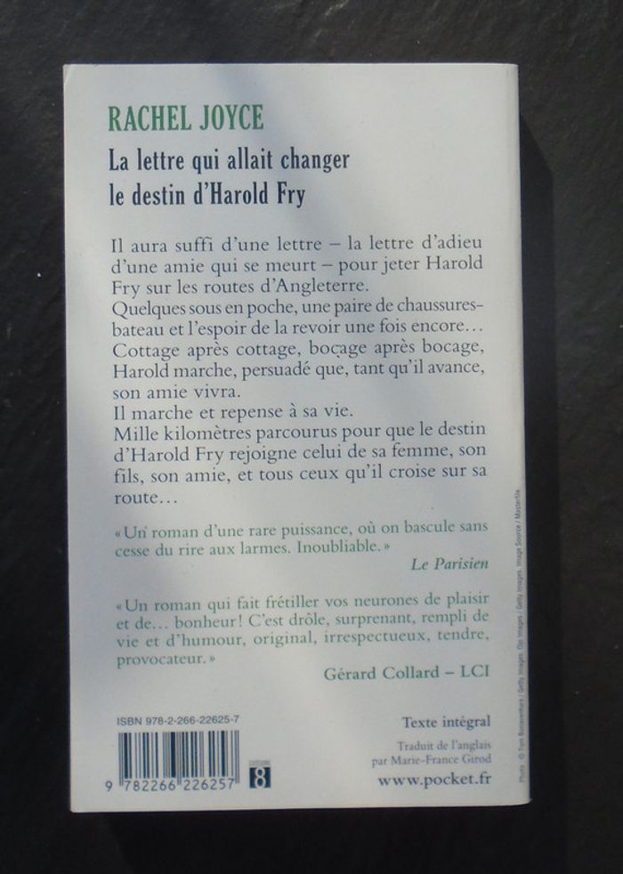 Livre "La lettre qui allait changer le destin d'Harold Fry" - photo numéro 2