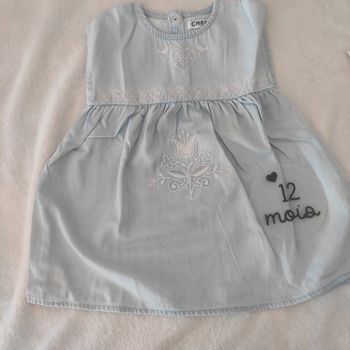 Robe 12mois fille