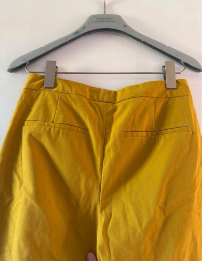 Pantalon jaune Zara taille 34 - photo numéro 3
