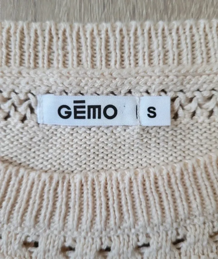 Pull beige écru Gémo Taille 36 - photo numéro 7