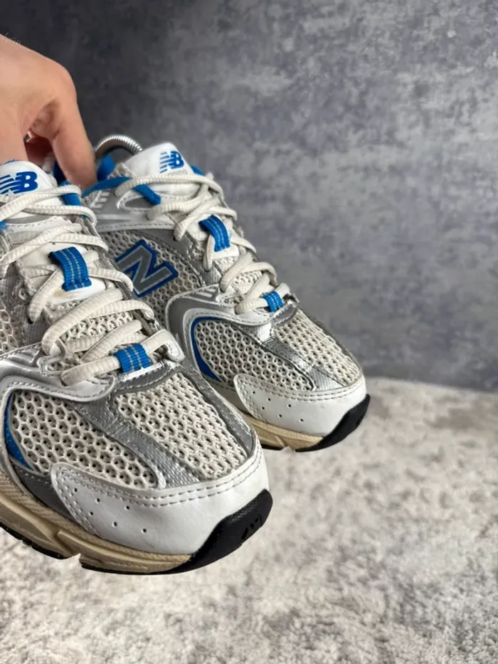 New Balance 530 Running Abzorb - White & Beige & Blue - photo numéro 14