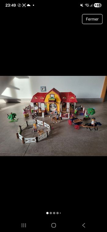 Ranch + calèche Playmobil