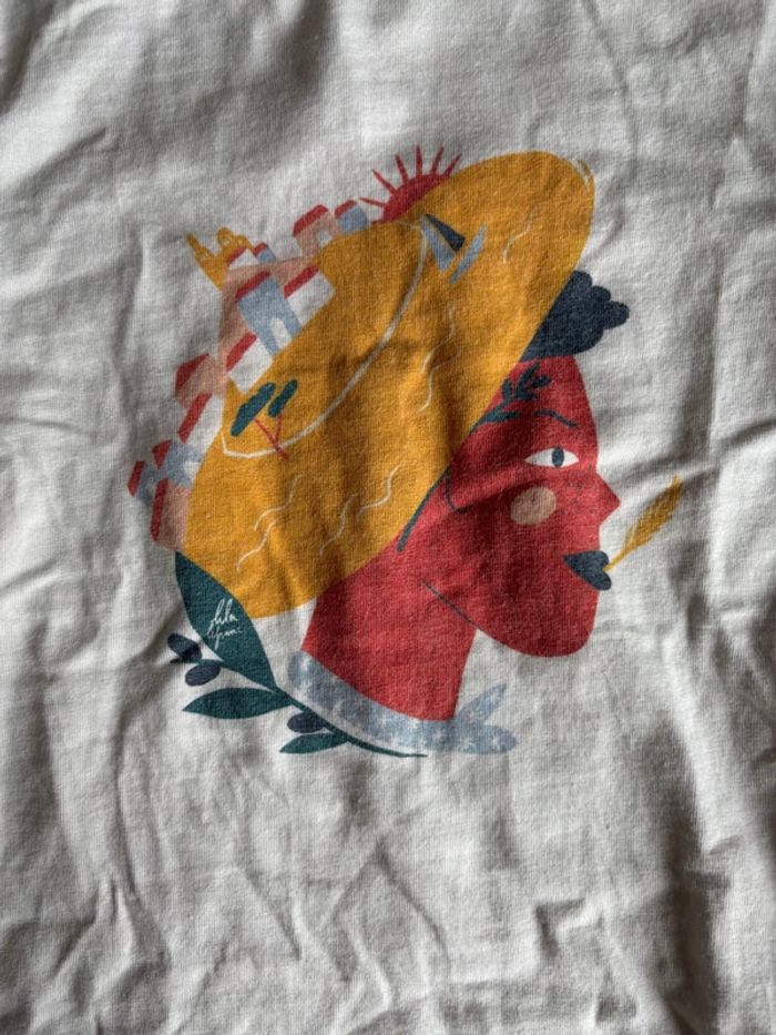 T-shirt mc imprimé Tape à l’œil 6 ans tbe - photo numéro 3