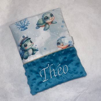 Protège carnet de santé tortue