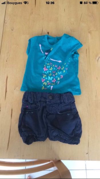 ensemble catimini 6 mois TBE