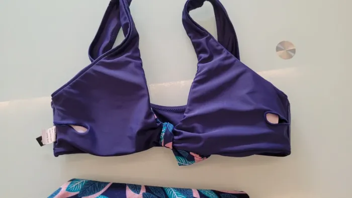 Maillot de bain deux pièces culotte haute - photo numéro 4