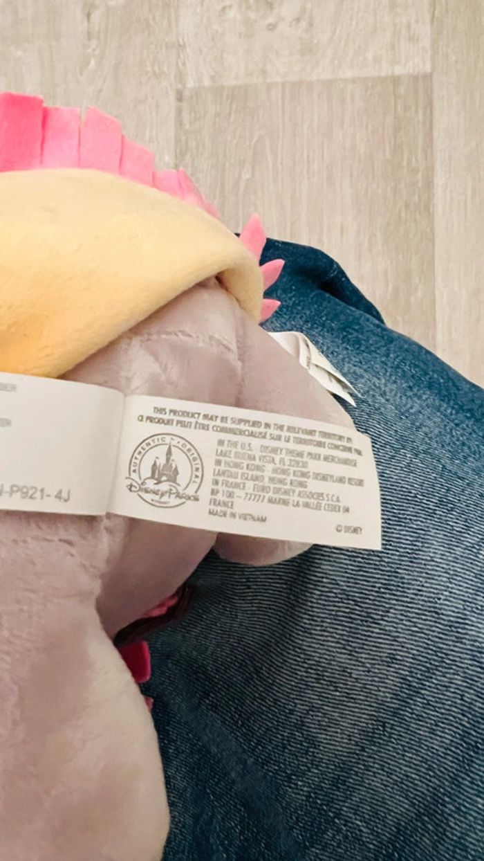 Doudou peluche layette Disney Dumbo neuf - photo numéro 7