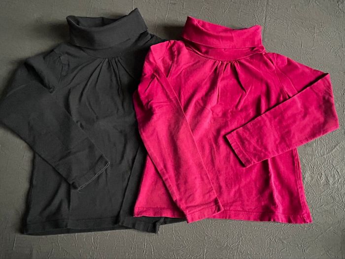 Lot de 4 sous-pulls unis fille - photo numéro 2