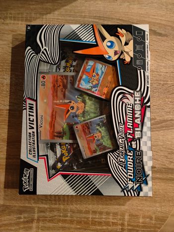 Coffret illustration foudre noire et flamme blanche ev10.5