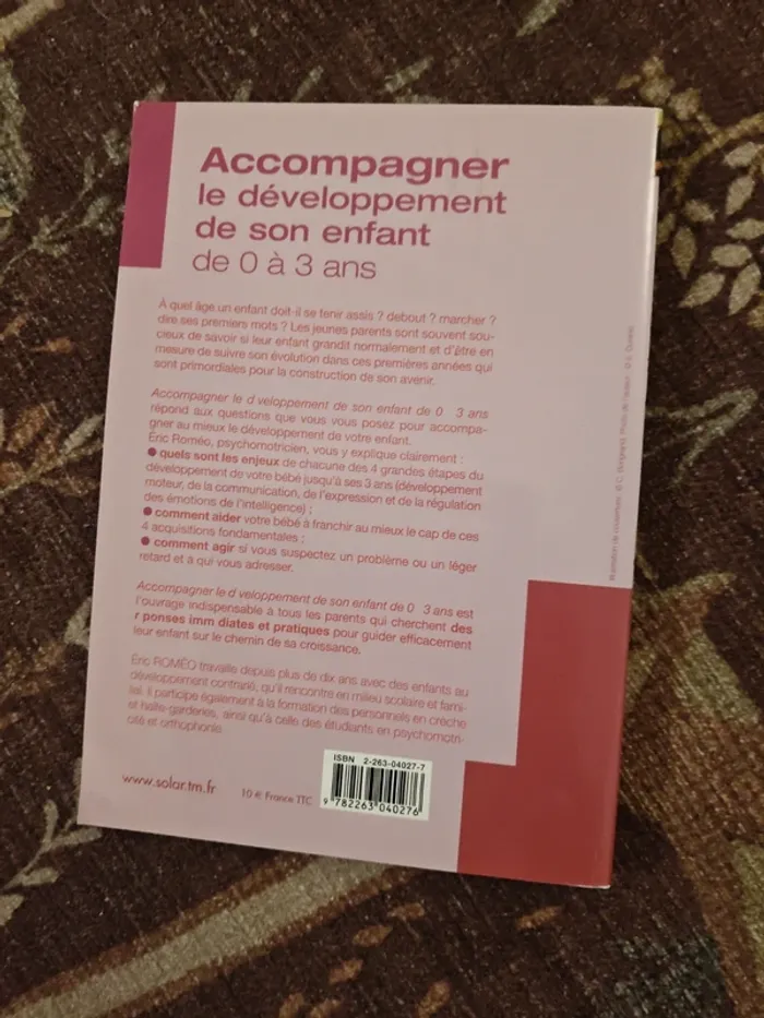 Accompagner le développement de son enfant de 0 à 3 ans de Eric Roméo - photo numéro 2