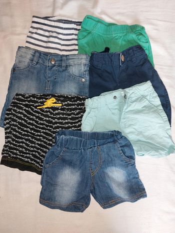Lot de 7 shorts / 6 mois