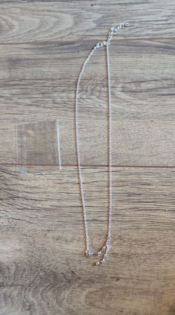 Collier couleur argent Capricorne