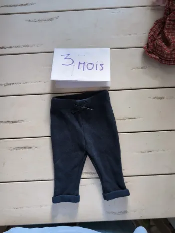 Pantalon legging bébé fille 3 mois