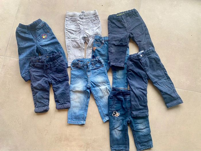 8 pantalons 9 mois