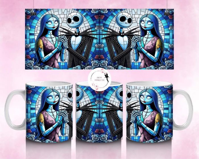 Jack skellington Vitrine en verre - Mug 325ml