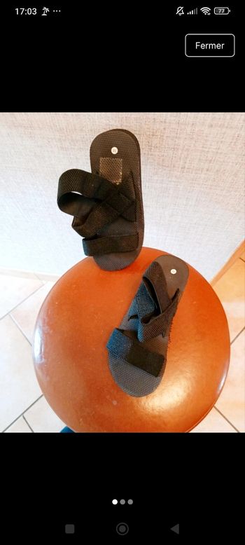 Sandales compensées 
