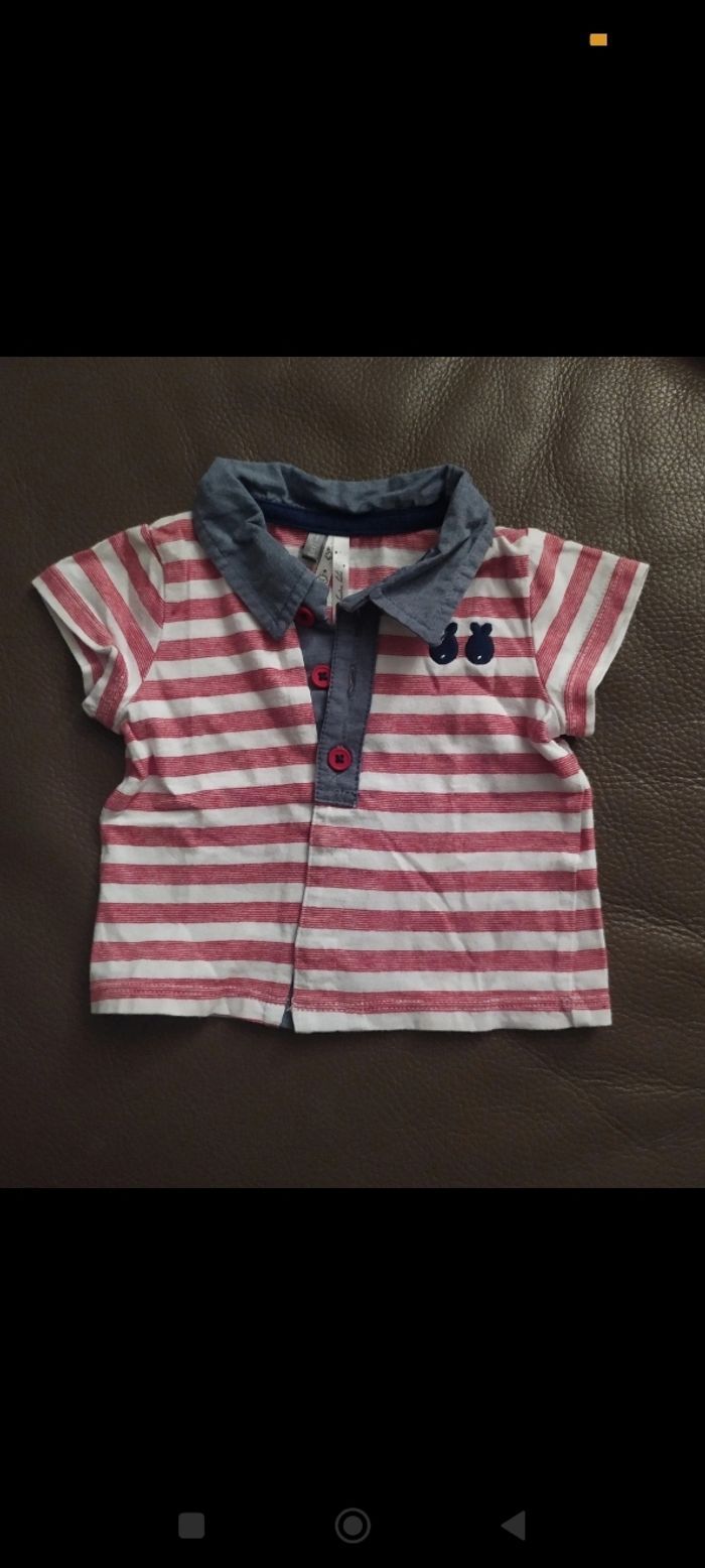 Polo bébé garçon 1 mois