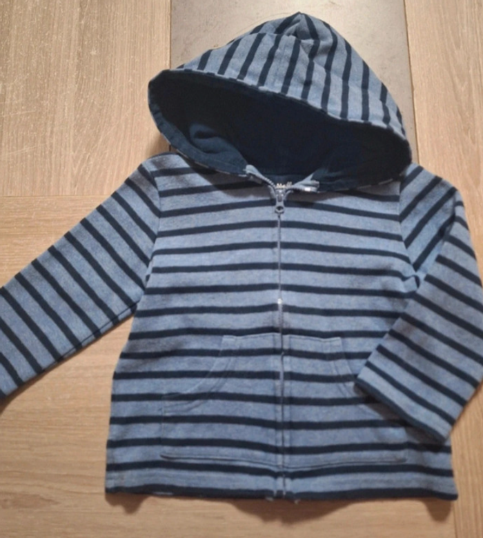 Gilet zippé bébé garçon