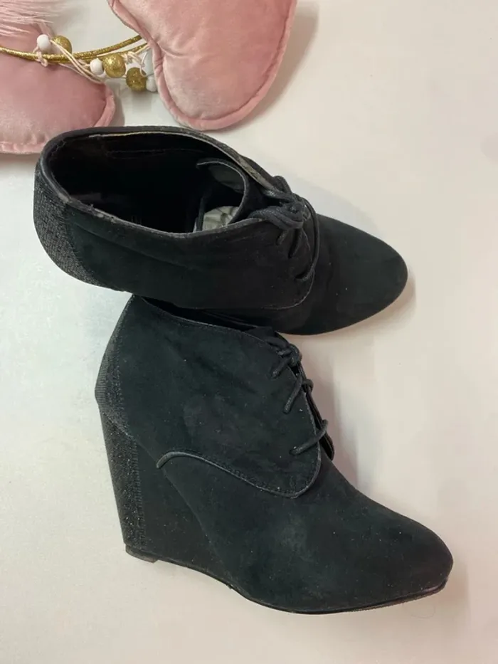 Neige Chaussea Chaussea CompensÃ©es Femme Bottines Compensées