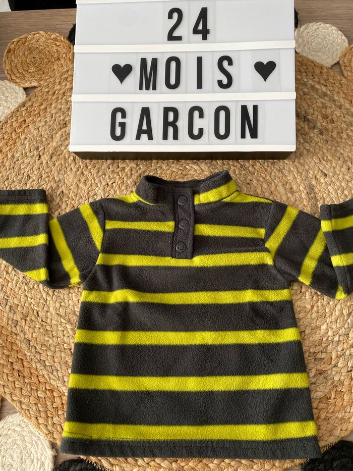 Sweat polaire 24 mois