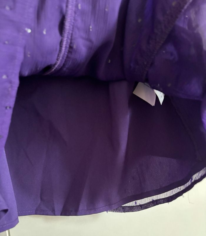 Blouse violette pour cérémonie - photo numéro 4