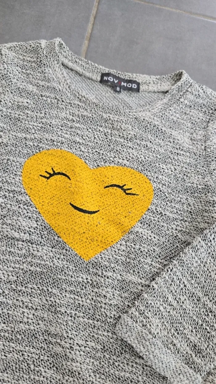 Pull gris - photo numéro 2