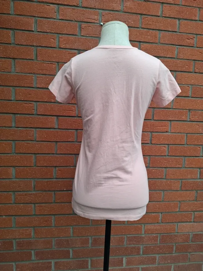 T-shirt rose pâle T38 - photo numéro 3