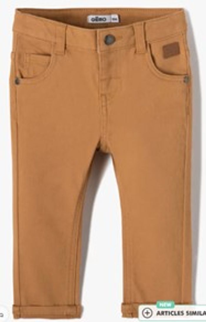 Pantalon slim en toile extensible 24mois 2ans - photo numéro 7