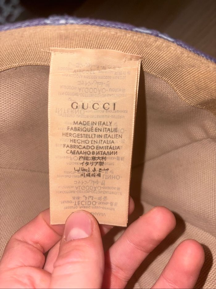 Casquette Gucci Dubai Bleue - photo numéro 4