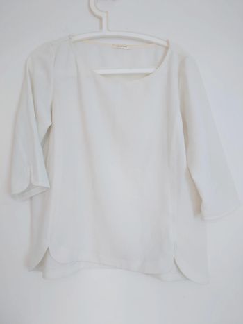 Promod Tshirt manches longues blanc t40 - dressing trié par tailles