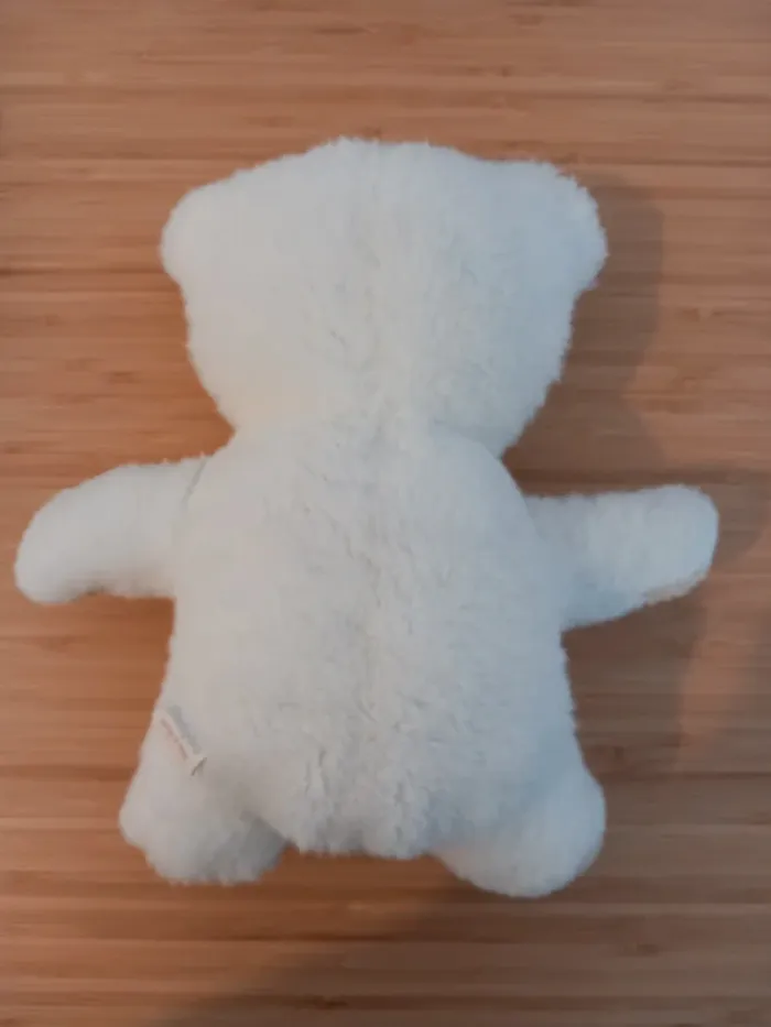 Peluche ours Boulgom baby yeux bleus 25cm - photo numéro 4