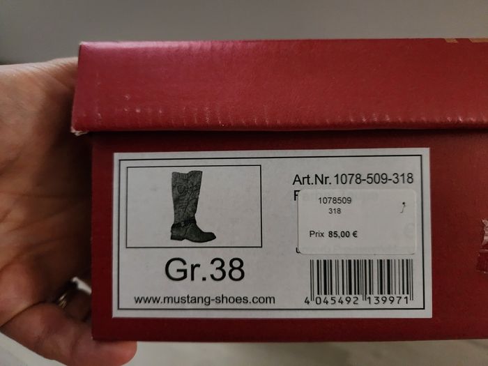 Bottes beiges Mustang 38 - photo numéro 8