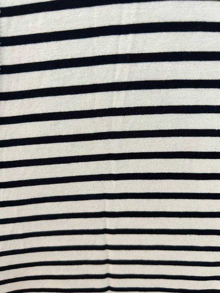 T-shirt femme col Claudine taille L - photo numéro 3