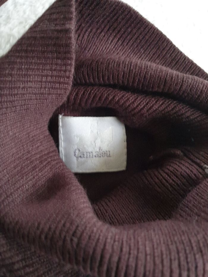 Pull femme col roulé L - photo numéro 7