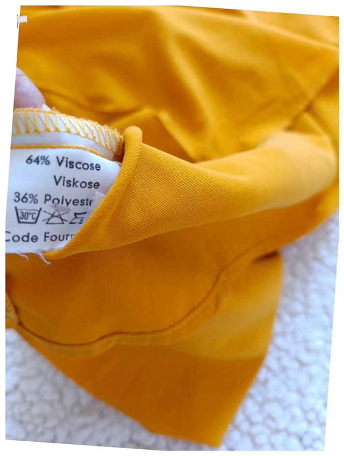 Top fluide jaune orange moutarde 3 Suisses - photo numéro 5