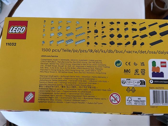 Boîte Classic Lego 11032 Neuve (1500 pièces) - photo numéro 10