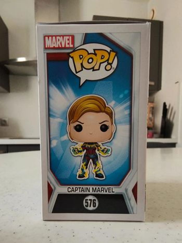 Funko Pop Marvel "Avengers Endgame" Captain Marvel 576 - photo numéro 4
