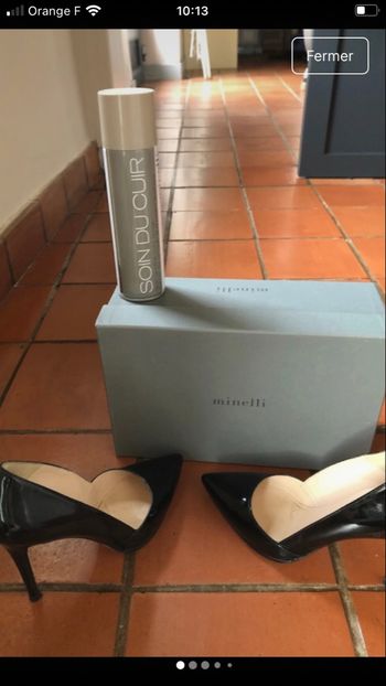 Escarpins vernis noir